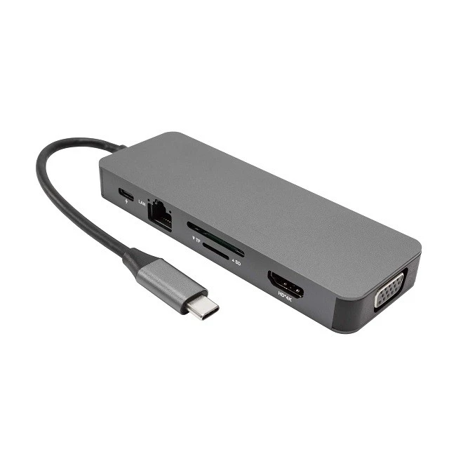11-in-1 USB C Docking Station For Laptop, Desktop Bookcase
