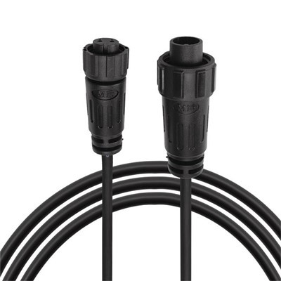 Sérsniðin M16 2-kjarna karl til kvenkyns IP67 vatnsheldur kapall