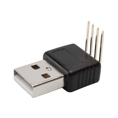 USB A Male Til 4Pin 90 gráðu PCB tengi