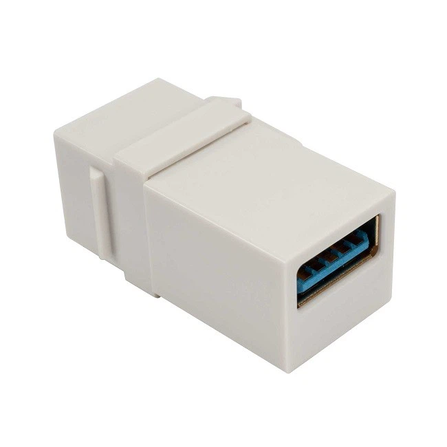 USB 3.0 Keystone Jack Coupler Insert Snap in Female Connector Socket Adapter Port For Wall Plate Outlet Panel